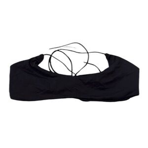 Four Three Seven Black Bikini Top